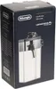 The image shows the retail packaging of a DeLonghi milk carafe. Produktbild-Vorschau