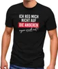 Herren T-Shirt Print Aufdruck bedruckt mit Spruch Ich reg Produktbild-Vorschau 1