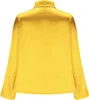 ASKSA Damen Satin Bluse Wasserfallkragen Elegante Oberteile Produktbild-Vorschau 4