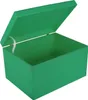 Creative Deco Zelená Dřevěná Krabice s Víkem | 40 x 30 x 24 Náhled obrázku produktu 3