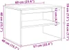 vidaXL TV-Schrank Räuchereiche 60x40x40 cm Holzwerkstoff Produktbild-Vorschau 8