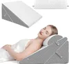 A woman is sleeping on a wedge pillow set. Náhľad obrázku produktu