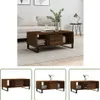 The Living Store Couchtisch Braun Eichen-Optik 90x50x36,5 Produktbild-Vorschau 1