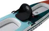 Close-up view of the seat and part of an inflatable kayak. Voir les images du produit