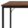 Stůl Jenkins - průmyslové dřevo tmavé, rustikální, 120 cm Náhled obrázku produktu 6