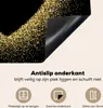KitchenYeah© Herdabdeckplatte Goldenes Herz auf schwarzem Produktbild-Vorschau 4
