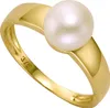 Damen Ring 375 Gold Perle weiß 7,5-8mm (Gr. 56) Produktbild-Vorschau 1