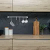 Intirilife Edelstahl Küche Hängeleiste mit 5 Haken - Küchen Produktbild-Vorschau 4