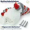 Schneemann LED Figur 28 cm Weihnachtsdeko batteriebetrieben Produktbild-Vorschau 7