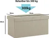 Theo&Cleo Faltbare Sitzbank Sitztruhe 120 L Halbdeckel Produktbild-Vorschau 3