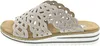 Rieker Damen Pantolette breiter Riemen mit Strass schmale Produktbild-Vorschau 1
