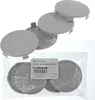 4X 68mm Nabenkappen Felgen Deckel Radnaben Kappen Grau Produktbild-Vorschau 1