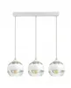 Lampa Wisząca Sufitowa Żyrandol Biała Szklane Kule White Podgląd zdjęcia produktu 1