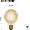 LED žiarovka 4W 380lm E27 teplá biela+ žiarovka Náhľad obrázku produktu 10