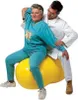 Gymnic Fitnessball "Gymnic Physio-Roll", Lxø: 90x55 cm, Produktbild-Vorschau 14