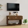 vidaXL TV-Schrank Honigbraun 90x40x60 cm Massivholz Kiefer Produktbild-Vorschau 3