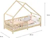 Hausbett CORA 90x200 cm, Natur - Kinderbett mit Produktbild-Vorschau 8