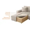 BEAUTYSOFA Parys U - Form, Ecksofa 390 cm, Sofa mit Produktbild-Vorschau 9