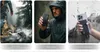 Collage of three images showing a power bank in different scenarios: near water, in the rain, and attached to a phone with condensation. Produktbild-Vorschau