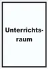 Unterrichtsraum Schild mit Text Schule Schulung hochkant A2 Produktbild-Vorschau 1