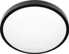 A close-up, studio shot of a black and white ceiling light. Náhľad obrázku produktu