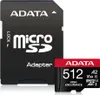 A black MicroSD card adapter and a black and red MicroSD card are shown against a white background. Anteprima dell’immagine prodotto