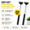 Rugkrabber voor 2 personen - stabiel en uitschuifbaar - met Productafbeelding-voorbeeld 3