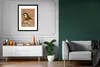 MuchoWow® Gerahmtes Poster Vogel - Kohlmeise - Zweige 60x80 Produktbild-Vorschau 8