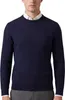 Boss Black Habito Pullover marineblau gestrickt einfarbig Produktbild-Vorschau 1