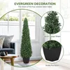 Lot de 2 buis artificiels taillés Plantes artificielles en Voir les images du produit 4