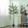 HOMCOM Kunstolijfboom, groot, 180 cm. Kunstplant voor Productafbeelding-voorbeeld 2
