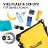 Where Tomorrow PVC dry bag - Style 01 - 5L - gelb Produktbild-Vorschau 5