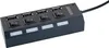 Schwaiger USB Hub 4-fach 2.0A Buchse Passiv schwarz Produktbild-Vorschau 1