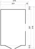 Abri de jardin en bois (sans mur latéral) - débarras avec Voir les images du produit 3