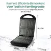 Emerio Tosti-ijzer XXL ST-111153.4 – Voor 4 Tosti’s – 1300 Productafbeelding-voorbeeld 8