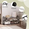 EUGAD Schuhregal mit 3 Ebenen leichte Schuhablage für 9-12 Produktbild-Vorschau 4