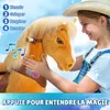 PonyCycle modèle Y Cheval à bascule mécanique marron clair Voir les images du produit 3