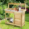 COSTWAY Table de jardinage, banc pour plantes de jardin Voir les images du produit 6