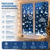 Set van 133 onderdelen voor raamdecoratie, Kerstthema – Productafbeelding-voorbeeld 3