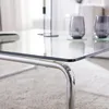 home24 Couchtisch - Glas / Metall - Chrom Produktbild-Vorschau 6