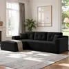 VASAGLE Modulares Sofa, Ecksofa mit Liege rechts, 242 cm Produktbild-Vorschau 3