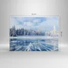 Bild auf Leinwand - Leinwandbild - Einteilig - Wald Eis See Produktbild-Vorschau 3