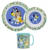 Bluey Bingo Kinder Geschirr-Set 3 tlg Becher Teller Produktbild-Vorschau 2
