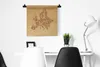 MuchoWow® Wandteppich Wandbehang Karte - Europa - Vintage - Produktbild-Vorschau 5