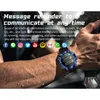A person's arm wearing a smartwatch, with text and app icons overlayed. Podgląd zdjęcia produktu