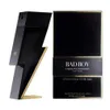 A black lightning bolt-shaped perfume bottle and its black packaging are displayed against a white background. Podgląd zdjęcia produktu