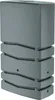 A gray, rectangular water butt with a segmented design. Produktbild-Vorschau