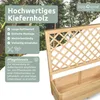 holz4home® Pflanzkasten mit Rankgitter M aus Kiefernholz I Produktbild-Vorschau 2