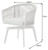 riess-ambiente Drehbarer Stuhl ROPE greige Aluminium Produktbild-Vorschau 6
