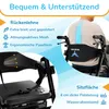 WALCORA 2 in 1 Rollstuhl Rollator Faltbar und Leicht mit Produktbild-Vorschau 9